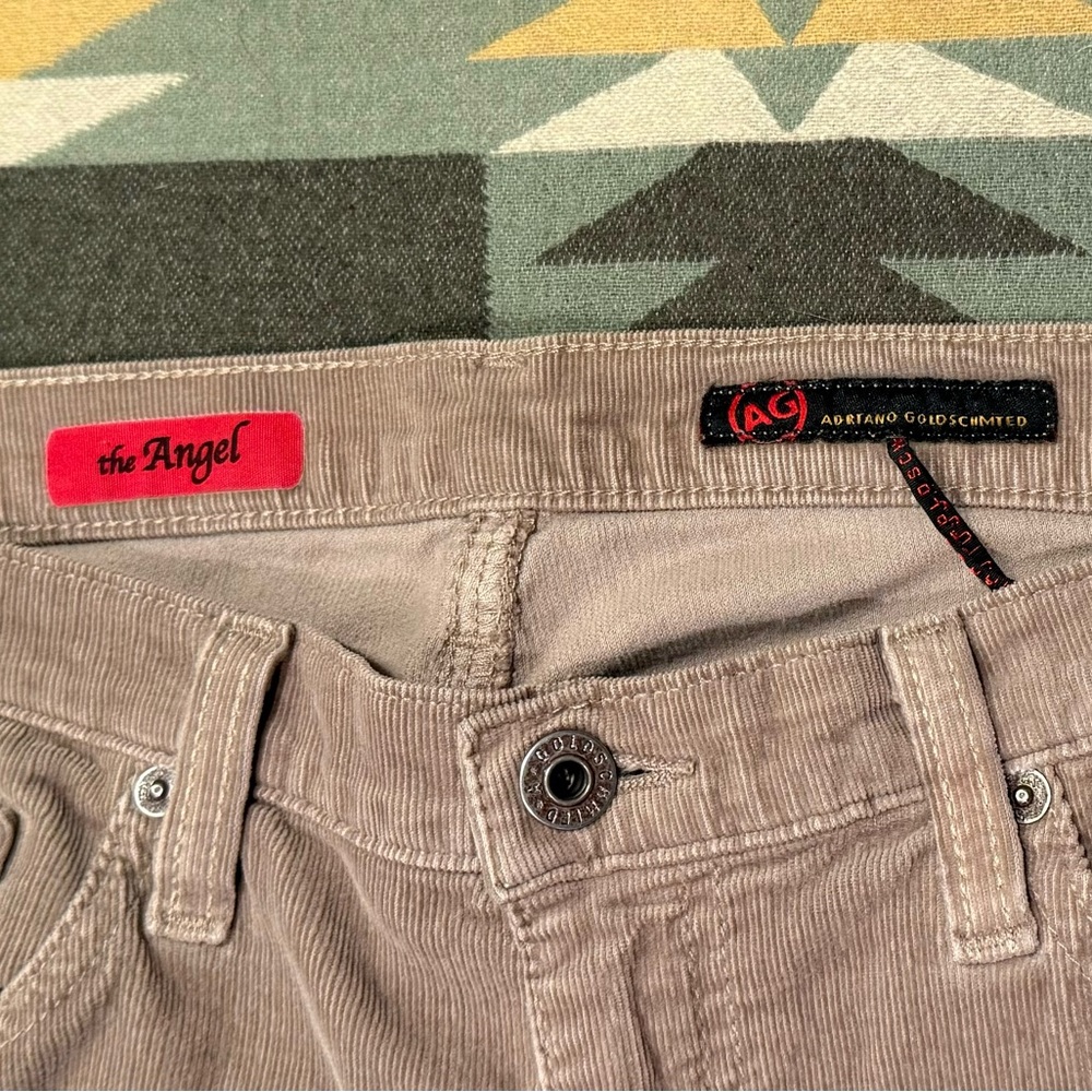 AG The Angel Tan Corduroys EUC Size 30R
